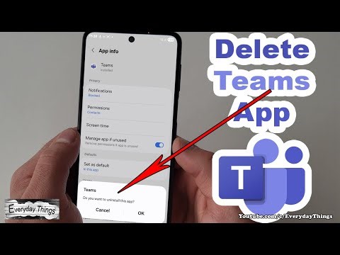 How to Uninstall Microsoft Teams on Android
