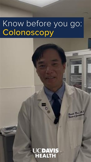 1.4K views | This month on our #KnowBeforeYouGo series we are discussing a #Colonoscopy. Dr. Hsu is here discuss common questions and concerns regarding this exam. 喙 A colonoscopy allows your provider to see inside your colon, also called your large intestine. During this procedure, our specialists guide a thin, flexible tube through your colon to look for signs of inflammation, infection or growths. Learn more through the link in our bio:  | UC Davis Health | Facebook