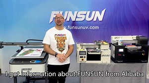 Funsun A3 UV Printer Inkjet Flatbed Phone Case Cup Pen Ball Glass Wood PVC UV Led Printing Machine