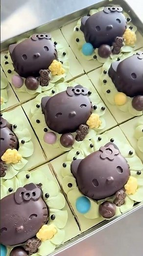 Cute Hello Kitty Chocolate Bomb & Matcha Tiramisu Treats
