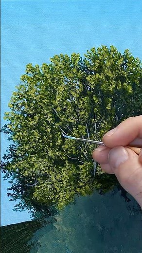 Techniques For Painting Realistic Trees with Acrylic