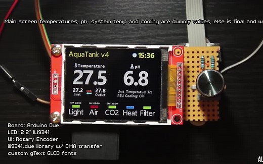 基于arduino与1.8寸TFT屏幕的GUI设计