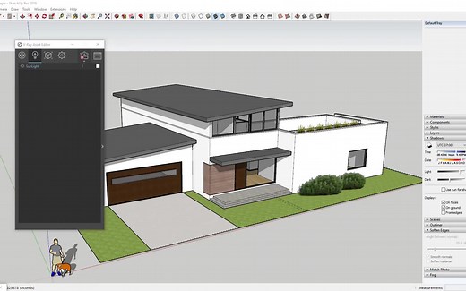 【Vray for Sketchup】VFS 室外布光教学（TheSketchUpEssentials）| 搬运/个人译制