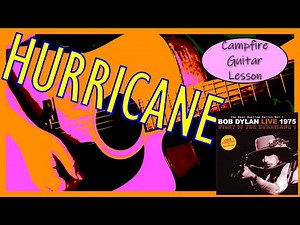 Hurricane – Easy Campfire Guitar Tutorial (Bob Dylan)