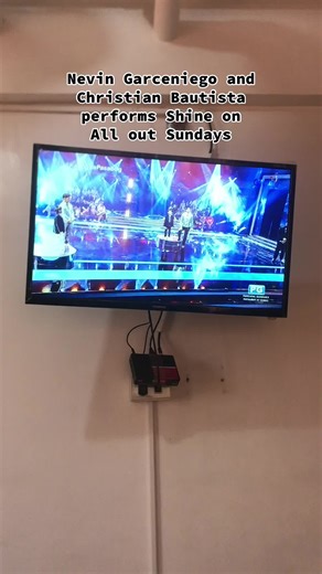 Nevin and Christian performs shine