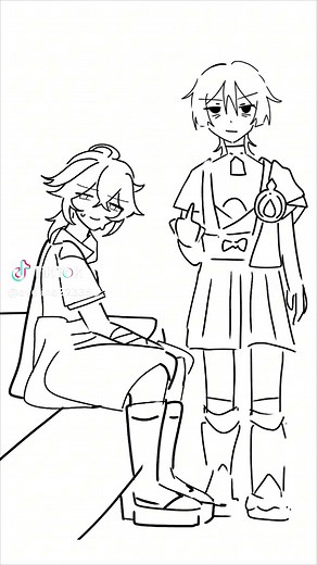 Animación NSFW de Kazuha y Heizou en Genshin Impact