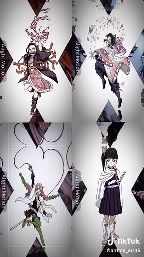 Demon Slayer Anime Girls Edits | Hashira & Demon Girls