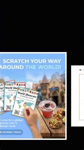 Around the World Challenge Card (1, 2, or 3 Cards)