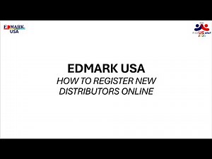 How to Register New Distributors Online with EDMARK USA: A Step-by-Step Tutorial