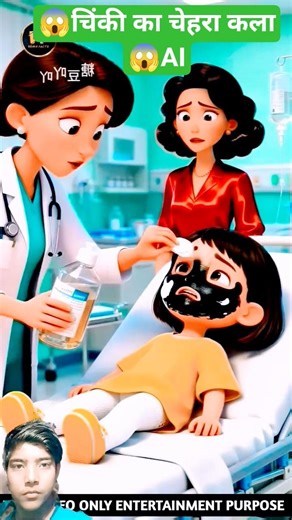 😱चिंकी का चेहरा कला😱AI #shorts