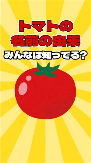 トマトの知らない雑学 #shorts