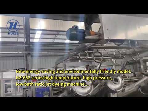 High-temperature and high-pressure jet overflow dyeing machine