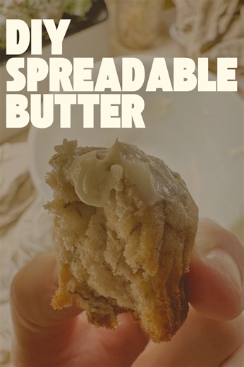 DIY spreadable butter
