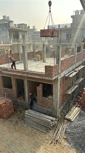 Two Storey Rental Building #BuildingConstruction #ApartmentBuilding #BrickWallConstruction