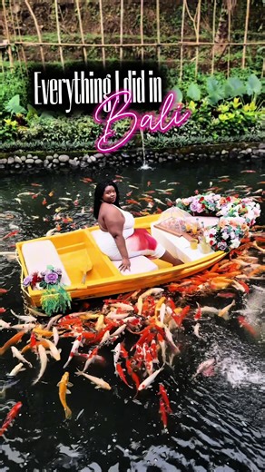First day in Bali 🇮🇩✨ Dolphins ➝ custom boots ➝ Ubud koi moment. Bali came in HOT. Locals travelers — what should I add to the itinerary? #BaliTravel #travelvlog #traveltok #bali