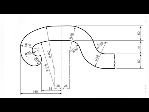 SAFETY VALVE - Tangency in | Technical drawing | Engineering drawing