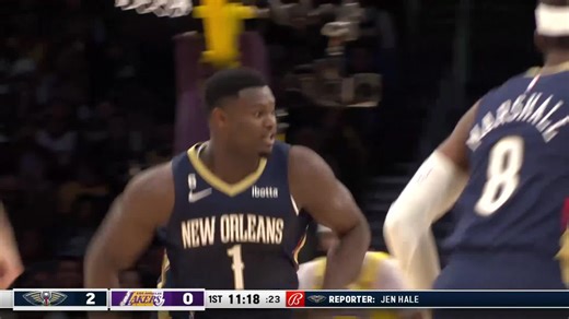 Pelicans 1st Quarter Highlights vs. Lakers 11/2/2022