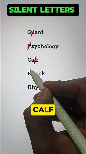 Silent Letters 🧑‍🎓💯👍#english #education