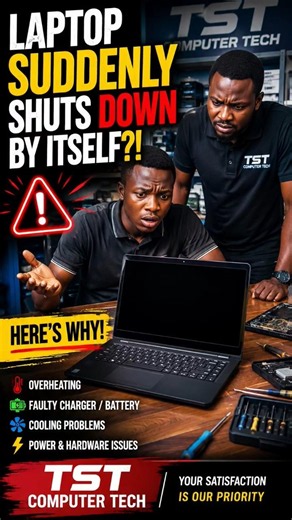 Laptop Keeps Shutting Down by Itself? Here’s the Real Problem!