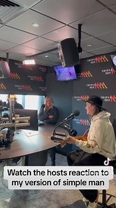 511K views · 10K reactions | Check out the host reaction to my cover of simple man Triple M Newcastle | Taj Farrant | Facebook