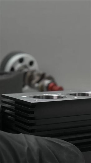 Building a Twin Cylinder Nitro Engine - Assembling and Starting Mini Engine Model Kit - Part3 #engine #enginebuild #reels #foryou | Machik