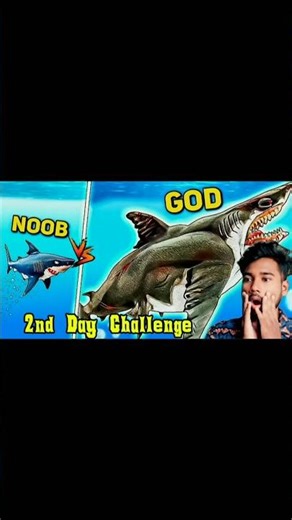 2nd day challenge/hungry shark evolution gameplay😱 #shorts