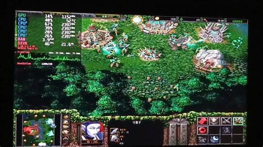 [32bits]switch l4t-ubuntu box64 wine wow64 dxvk 魔兽争霸3