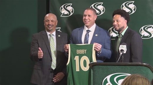 Sacramento Kings legend Mike Bibby introduced as Sacramento State head basketball coach