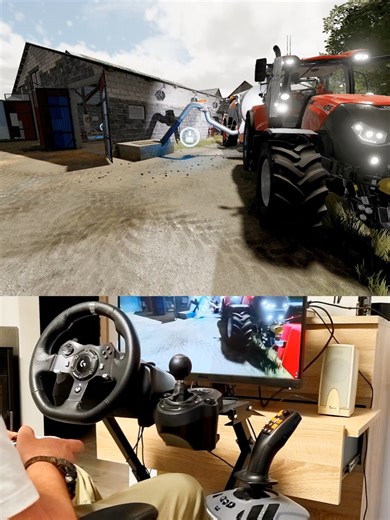 Farming Simulator Case IH Puma fill up slurry Logitech Steering Wheel Thrustmaster Farmstick #dkgc