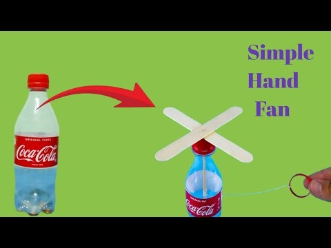 How to Make Simple Hand Fan from Plastic Bottle | Easy DIY Science Project | Hand Fan