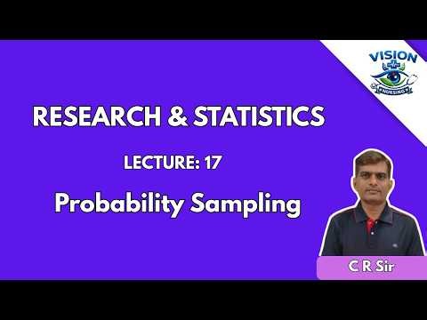 17 - Probability Sampling Technique
