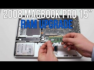 2008 Macbook Pro 15" A1286 RAM Upgrade