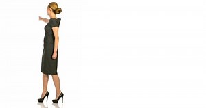 Full Length Rear View Business Woman Stock Footage Video (100% Royalty-free) 1021128517 | Shutterstock