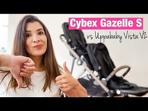 Cybex Gazelle S vs Uppababy Vista V2 | Which single to double stroller is better?