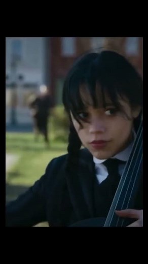 Wednesday Addams Cello Scene - Winter Vivaldi #shorts #wednesday