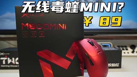 无线毒蝰mini平替？仅89起就能拿下，仅46g超低克重【多彩M800mini】