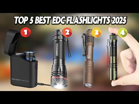 Top 5 Must-Have EDC Flashlights of 2025 WITH PRICE 🔦 Best Everyday Carry Lights