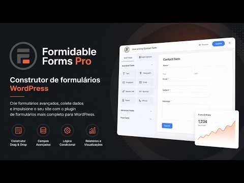 Como é o plugin: Formidable Forms Pro – Construtor de formulários WordPress | Plugins Br