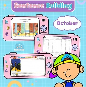First Grade Sentence Building October