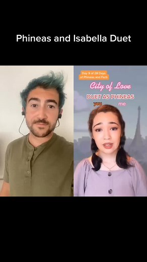 Isabella and Phineas Duet in the City of Love