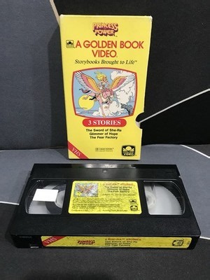 She-Ra Princess of Power VHS Tape 3 Stories A Golden Book Video Masters Universe | eBay