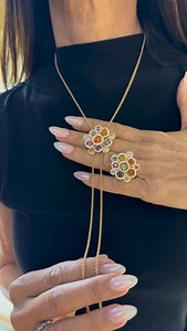 11K views · 917 reactions | SLIDING SAPPHIRES!!!  I saw this incredible set at @adler_joailliers . Usually when I visit @adler_joailliers I gravitate to their incredible high jewelry. But the vibrant colors, and the playfulness of the necklace caught my attention, and I was hooked! The colors - simply amazing! Contact @adler_joailliers for details. 李勺 | Tracey Ellison | Facebook