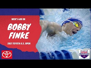 Bobby Finke Out Touches Baylor Nelson in Men’s 400M IM | 2021 Toyota U.S. Open Championships