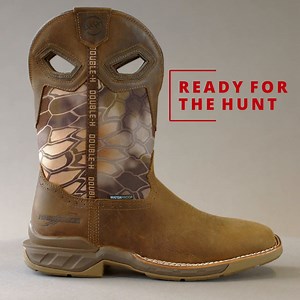 Phantom Rider takes it to new levels by bringing the @Kryptek Highlander print to the shaft of this lightweight, reliable, high-performance boot. You don't want to miss an opportunity to own a pair of these bad boys! Video Featuring: Zeke {Link To Shop Phantom Rider Today: https://bit.ly/3stvvWi} | Double-H Boots