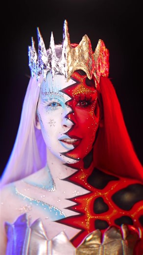 Mr. White Christmas Makeup Trend