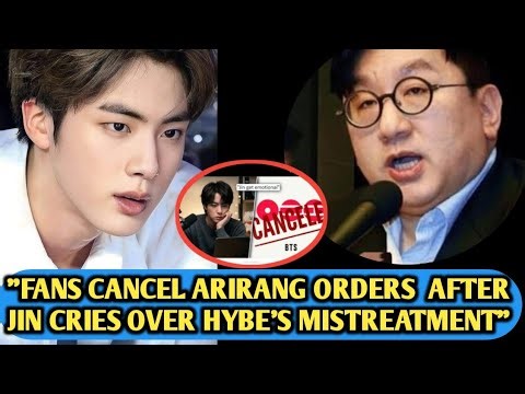 😯Fans Cancel Arirang Orders After Jin Cries Over HYBE's Mistreatment? Jin Speaks! Diplo Confirms All