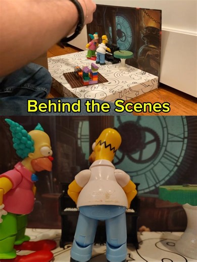 Behind the Scenes Hurt (The Simpsons ‪@JAKKSPacific‬ Stop Motion)