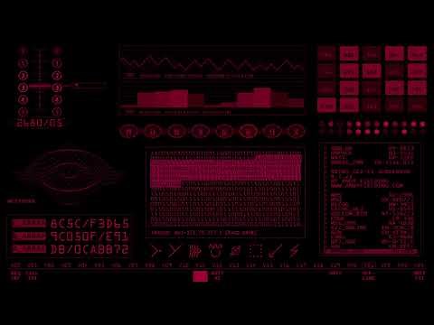Andy Fielding - Retro SciFi Screensaver Red - 1080p, 12 Hours