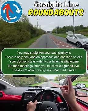 Roundabout Shortcut… Legal or Not? #drivinglessons #roundabouts