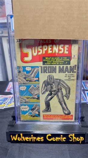Tales of Suspense 39, The First Appearance of Iron Man Tony Stark, 1962!